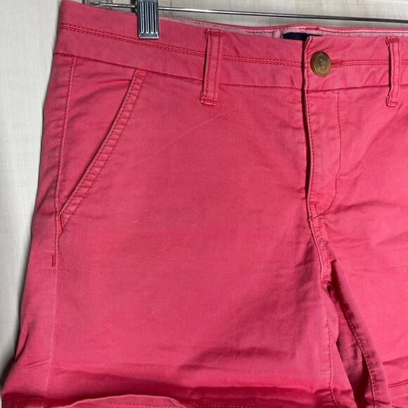American Eagle midi shorts dark pink, size 6 - Picture 5 of 13
